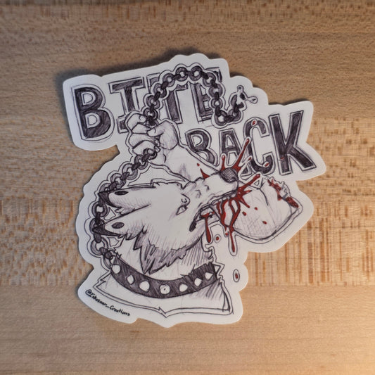 Bite Back Sticker