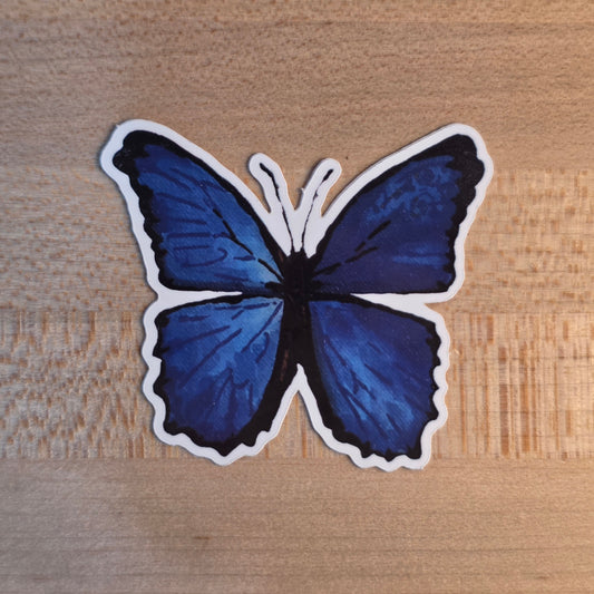Morpho Butterfly Sticker