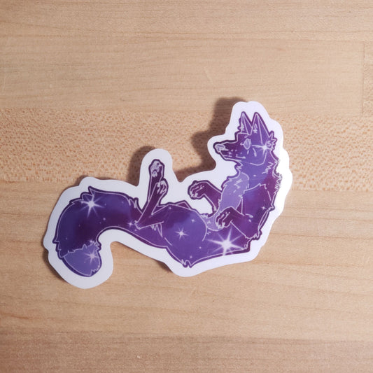 Constellation Fox Sticker