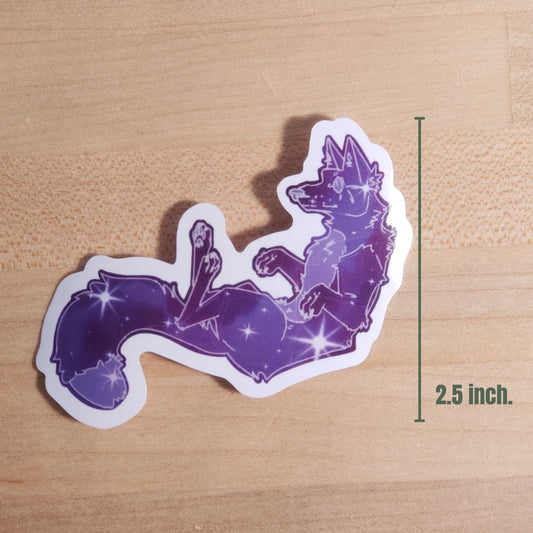 Constellation Fox Sticker